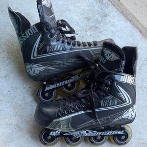Mission Axiom A3 Inline Hockey Skates Size 12E